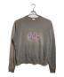 Saint Laurent Paris（サンローランパリ）の古着「プリントスウェット/Printed sweatshirt」｜ブラウン