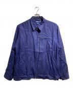 POLO RALPH LAURENポロ・ラルフローレン）の古着「90'S リネンスイングトップ/Linen Swing-Top Jacket」｜ネイビー
