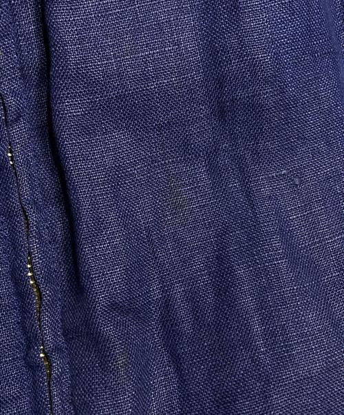 POLO RALPH LAUREN（ポロ・ラルフローレン）POLO RALPH LAUREN (ポロ・ラルフローレン) 90'S リネンスイングトップ/Linen Swing-Top Jacket ネイビー サイズ:XXLの古着・服飾アイテム