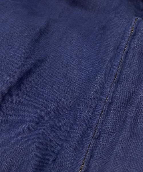 POLO RALPH LAUREN（ポロ・ラルフローレン）POLO RALPH LAUREN (ポロ・ラルフローレン) 90'S リネンスイングトップ/Linen Swing-Top Jacket ネイビー サイズ:XXLの古着・服飾アイテム