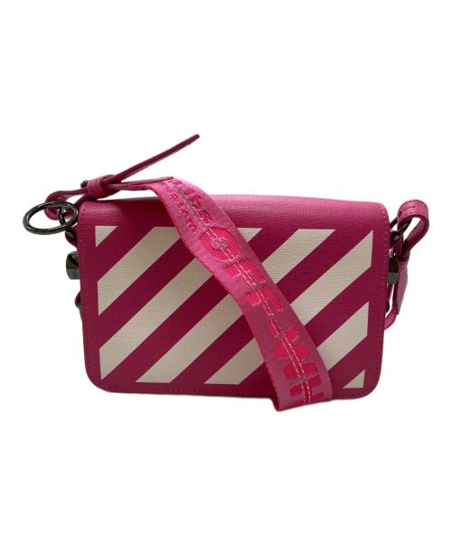 OFFWHITE（オフホワイト）OFFWHITE (オフホワイト) Diag Crossbody Bag ピンクの古着・服飾アイテム