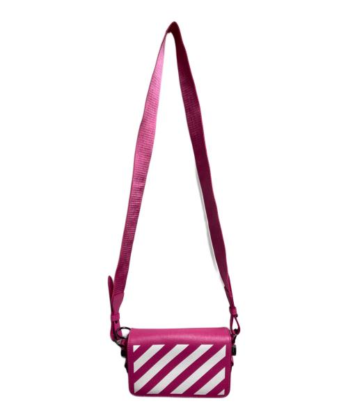 OFFWHITE（オフホワイト）OFFWHITE (オフホワイト) Diag Crossbody Bag ピンクの古着・服飾アイテム
