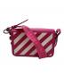 OFFWHITE (オフホワイト) Diag Crossbody Bag ピンク：15000円