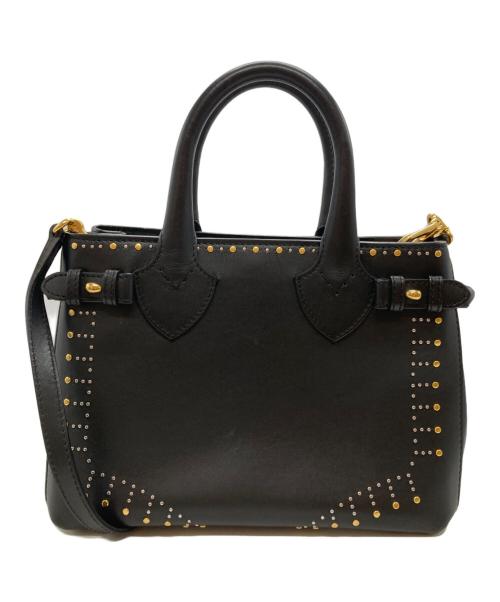 BURBERRY（バーバリー）BURBERRY (バーバリー) 2WAYスタッズバッグ/Studded bag ブラックの古着・服飾アイテム