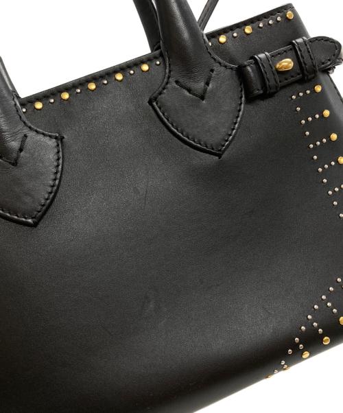 BURBERRY（バーバリー）BURBERRY (バーバリー) 2WAYスタッズバッグ/Studded bag ブラックの古着・服飾アイテム