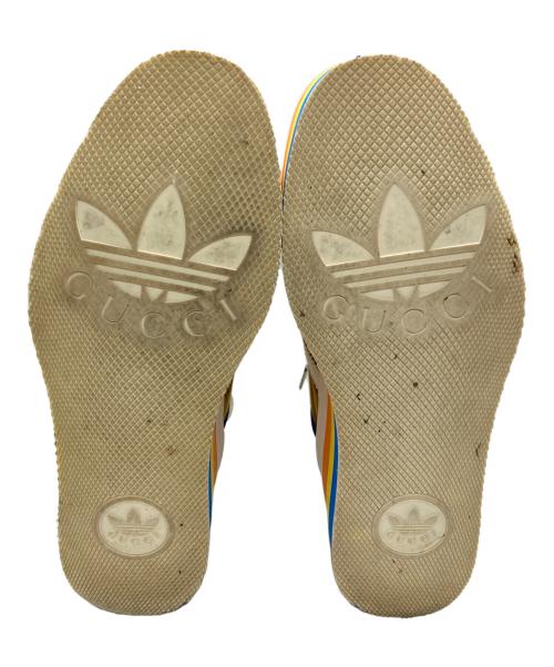 adidas（アディダス）adidas (アディダス) GUCCI (グッチ) GG Gazelle ブラウン サイズ:23cmの古着・服飾アイテム