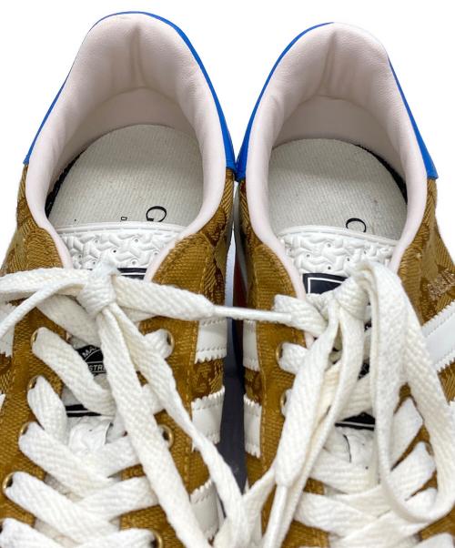 adidas（アディダス）adidas (アディダス) GUCCI (グッチ) GG Gazelle ブラウン サイズ:23cmの古着・服飾アイテム