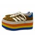 adidas (アディダス) GUCCI (グッチ) GG Gazelle ブラウン サイズ:23cm：25000円
