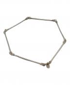 TAKAHIROMIYASHITA TheSoloIst.×END COUSTOM JEWELLERSタカヒロミヤシタ ザソロイスト×）の古着「スケルトンボーンネックレス/Skeleton Bone Necklace」｜シルバー