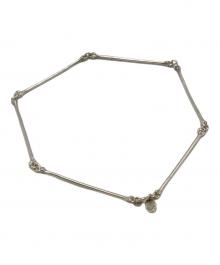 TAKAHIROMIYASHITA TheSoloIst.×END COUSTOM JEWELLERS（タカヒロミヤシタ ザソロイスト）の古着「スケルトンボーンネックレス/Skeleton Bone Necklace」｜シルバー