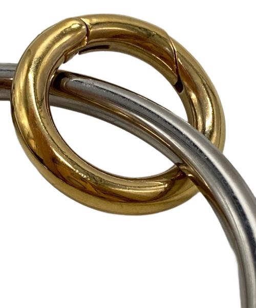 JIL SANDER（ジルサンダー）JIL SANDER (ジルサンダー) サークルキーチャーム/Circle Key Charm シルバー×ゴールドの古着・服飾アイテム
