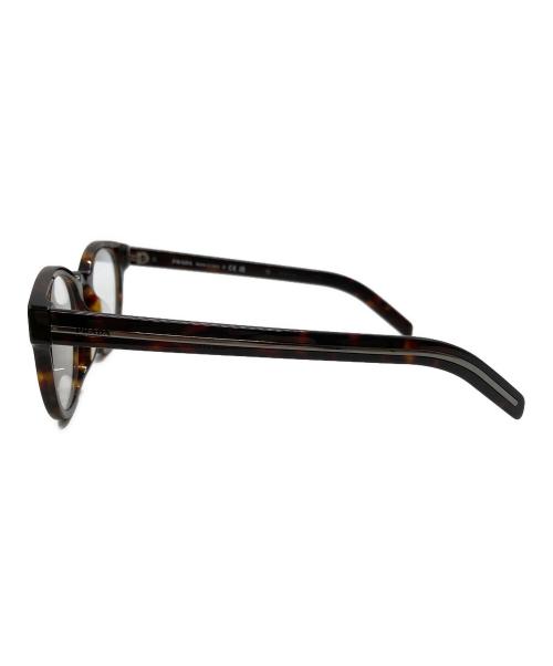 PRADA（プラダ）PRADA (プラダ) 伊達眼鏡/Eyewear ブラウン サイズ:52□20-150の古着・服飾アイテム