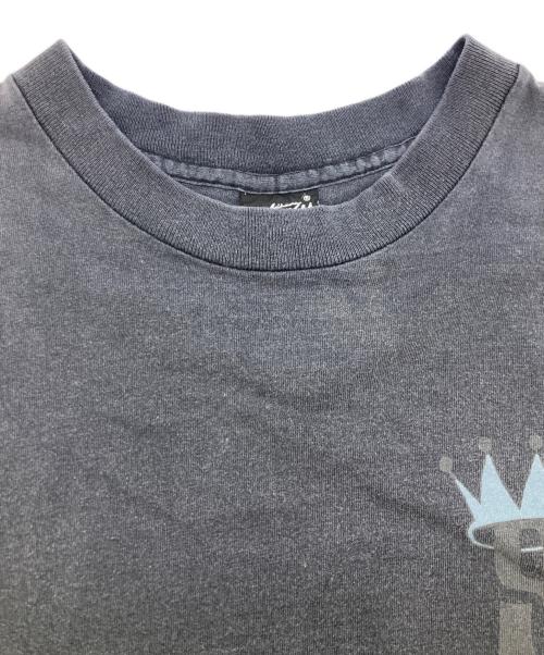 stussy（ステューシー）stussy (ステューシー) 80's クラウンロゴTee グレー サイズ:XLの古着・服飾アイテム