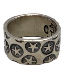 Cody Sanderson（コディ・サンダーソン）の古着「NAVAJOスタースタンプリング/Star Stamp Ring」｜シルバー