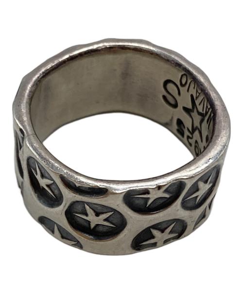 Cody Sanderson（コディ・サンダーソン）Cody Sanderson (コディ・サンダーソン) NAVAJOスタースタンプリング/Star Stamp Ring シルバー サイズ:なしの古着・服飾アイテム