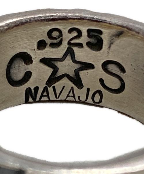 Cody Sanderson（コディ・サンダーソン）Cody Sanderson (コディ・サンダーソン) NAVAJOスタースタンプリング/Star Stamp Ring シルバー サイズ:なしの古着・服飾アイテム