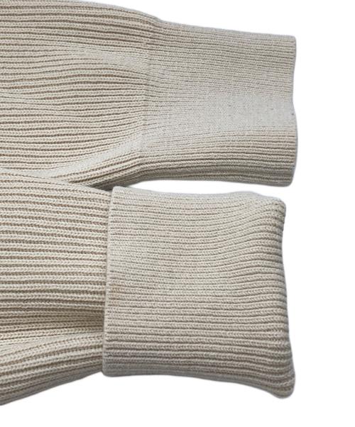 AURALEE（オーラリー）AURALEE (オーラリー) SUPER HARD TWIST RIB KNIT SHORT P/O/スーパーハードツイスト リブニット ショートプルオーバー アイボリーの古着・服飾アイテム