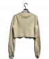 AURALEE (オーラリー) SUPER HARD TWIST RIB KNIT SHORT P/O/スーパーハードツイスト リブニット ショートプルオーバー アイボリー：15000円