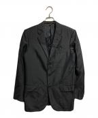 HELMUT LANGヘルムートラング）の古着「90S シルクテーラードジャケット/Silk tailored jacket」｜ブラック
