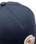 中古・古着 MONCLER (モンクレール) ベースボールキャップ/Baseball cap ネイビー サイズ:Free：20000円