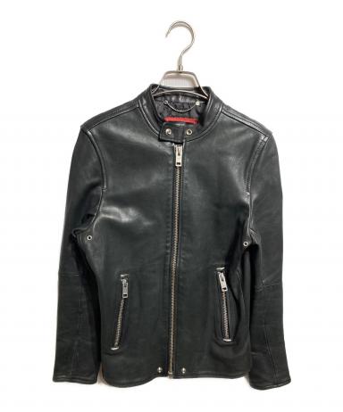 中古・古着通販】DIESEL (ディーゼル) ラムレザーライダースジャケット