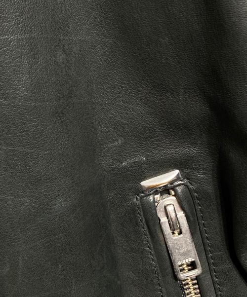 DIESEL（ディーゼル）DIESEL (ディーゼル) ラムレザーライダースジャケット/Lambskin Biker Jacket ブラック サイズ:XSの古着・服飾アイテム