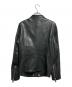 DIESEL (ディーゼル) ラムレザーライダースジャケット/Lambskin Biker Jacket ブラック サイズ:XS：16000円
