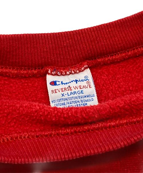 Champion（チャンピオン）Champion (チャンピオン) 90'Sリバースウィーブスウェット/90s Reverse Weave Sweatshirt レッド サイズ:XLの古着・服飾アイテム