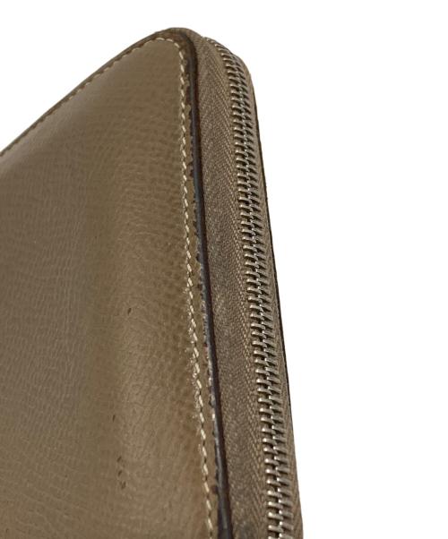 HERMES（エルメス）HERMES (エルメス) コンパクトウォレット ベージュの古着・服飾アイテム
