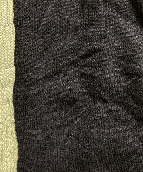 COMME des GARCONS HOMME PLUS（コムデギャルソンオムプリュス）COMME des GARCONS HOMME PLUS (コムデギャルソンオムプリュス) ウール切替カーディガン/Wool-Panel Cardigan ネイビー サイズ:Freeの古着・服飾アイテム
