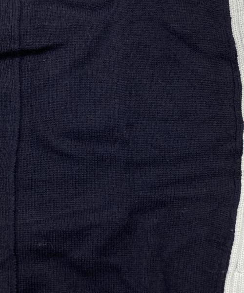 COMME des GARCONS HOMME PLUS（コムデギャルソンオムプリュス）COMME des GARCONS HOMME PLUS (コムデギャルソンオムプリュス) ウール切替カーディガン/Wool-Panel Cardigan ネイビー サイズ:Freeの古着・服飾アイテム