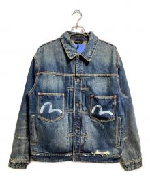 EVISU×GDC（エヴィス×ジーディーシー）の古着「WASHED TYPE 2 DENIM JACKET」｜インディゴ
