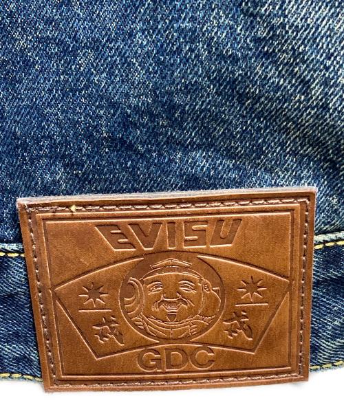 EVISU（エヴィス）EVISU (エヴィス) GDC (ジーディーシー) WASHED TYPE 2 DENIM JACKET インディゴ サイズ:Ｌの古着・服飾アイテム