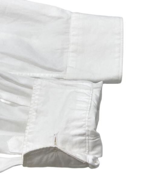COMME des GARCONS SHIRT（コムデギャルソンシャツ）COMME des GARCONS SHIRT (コムデギャルソンシャツ) カッティングデザインインシャツ ホワイト サイズ:ＸＳの古着・服飾アイテム