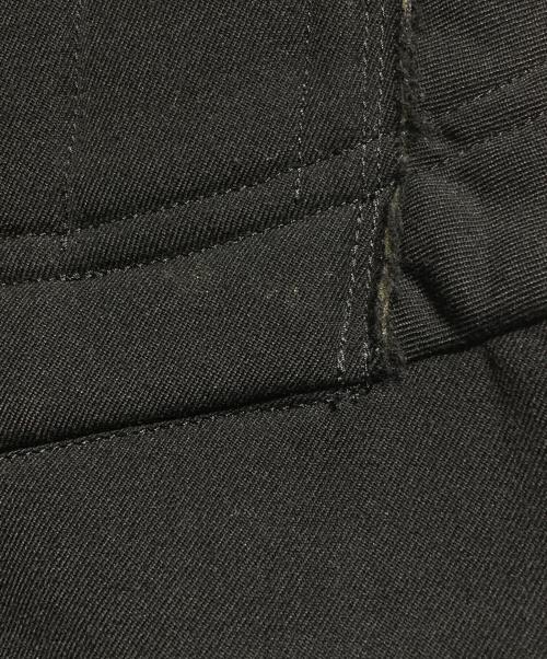 COMME des GARCONS（コムデギャルソン）COMME des GARCONS (コムデギャルソン) 内ポリエステルウールラップスカート/Polyester-wool wrap skirt ブラック サイズ:Sの古着・服飾アイテム
