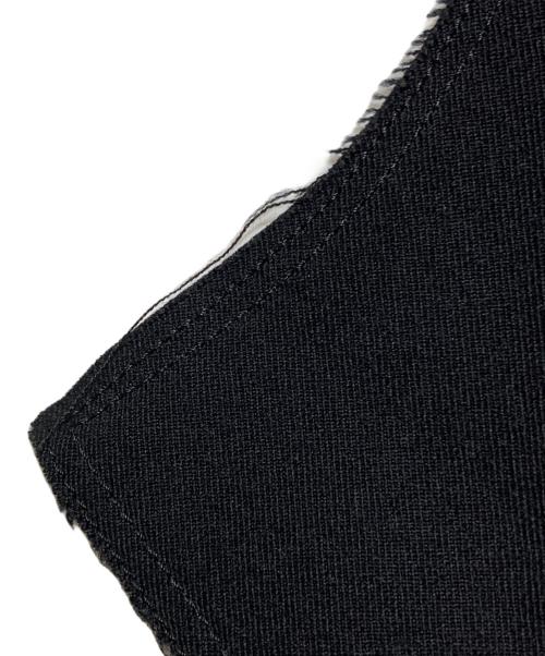 COMME des GARCONS（コムデギャルソン）COMME des GARCONS (コムデギャルソン) 内ポリエステルウールラップスカート/Polyester-wool wrap skirt ブラック サイズ:Sの古着・服飾アイテム