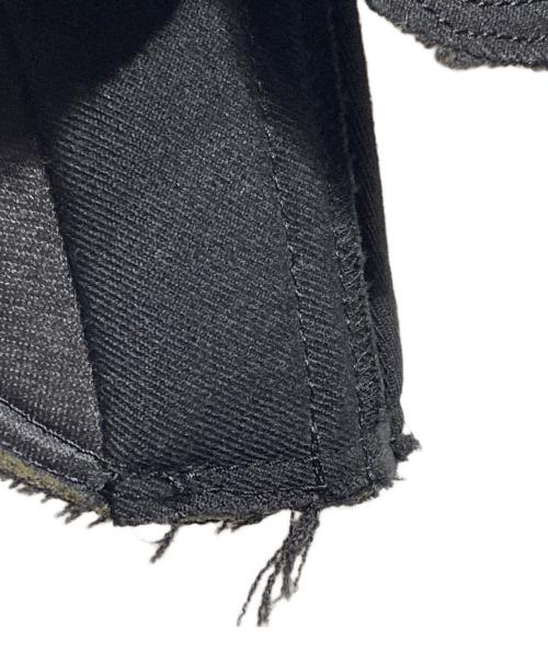COMME des GARCONS（コムデギャルソン）COMME des GARCONS (コムデギャルソン) 内ポリエステルウールラップスカート/Polyester-wool wrap skirt ブラック サイズ:Sの古着・服飾アイテム