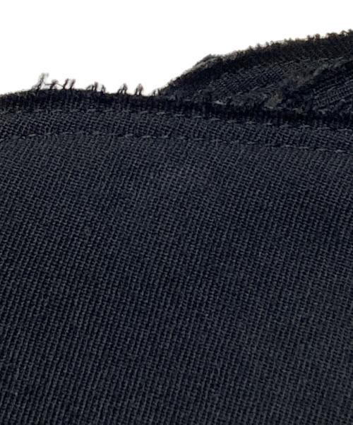 COMME des GARCONS（コムデギャルソン）COMME des GARCONS (コムデギャルソン) 内ポリエステルウールラップスカート/Polyester-wool wrap skirt ブラック サイズ:Sの古着・服飾アイテム