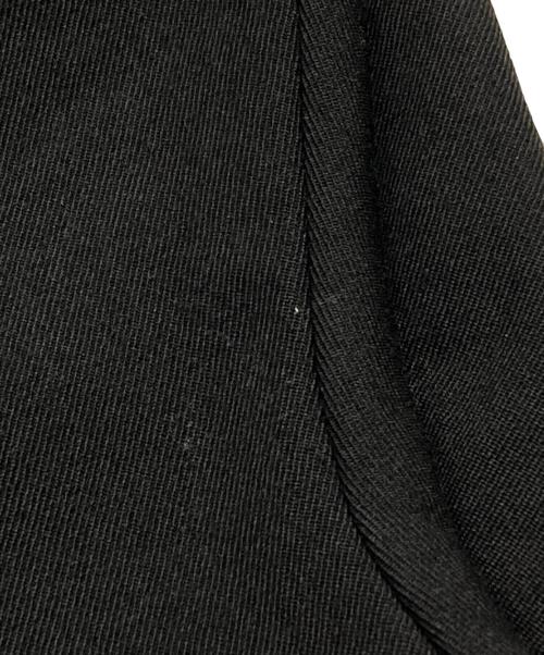 COMME des GARCONS（コムデギャルソン）COMME des GARCONS (コムデギャルソン) 内ポリエステルウールラップスカート/Polyester-wool wrap skirt ブラック サイズ:Sの古着・服飾アイテム