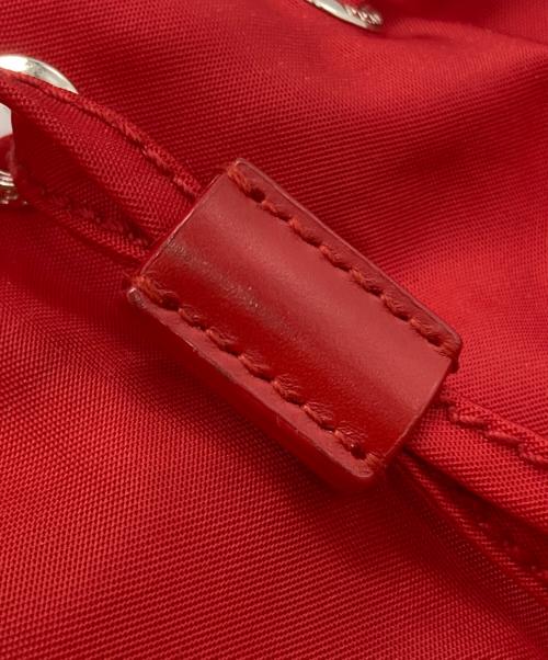 PRADA（プラダ）PRADA (プラダ) ナイロン巾着ポーチ/Nylon Drawstring Pouch レッド サイズ:不明の古着・服飾アイテム