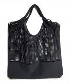 ISSEY MIYAKE good goodsイッセイ ミヤケ グッド グッズ）の古着「ニットトートバッグ」｜ブラック