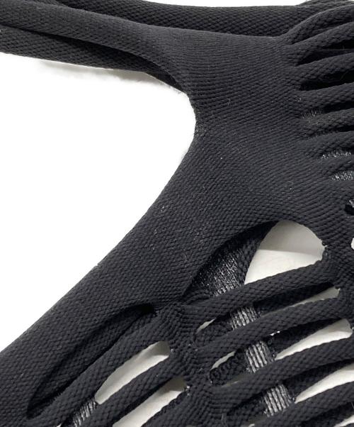 ISSEY MIYAKE good goods（イッセイ ミヤケ グッド グッズ）ISSEY MIYAKE good goods (イッセイ ミヤケ グッド グッズ) ニットトートバッグ ブラックの古着・服飾アイテム