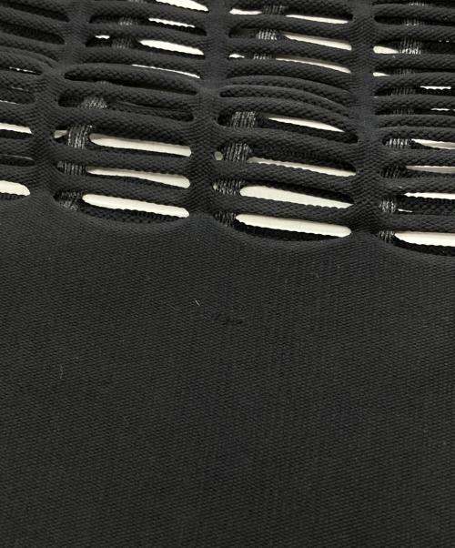 ISSEY MIYAKE good goods（イッセイ ミヤケ グッド グッズ）ISSEY MIYAKE good goods (イッセイ ミヤケ グッド グッズ) ニットトートバッグ ブラックの古着・服飾アイテム