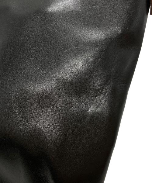 Y'2 leather（ワイツーレザー）Y'2 LEATHER (ワイツーレザー) レザーショルダーバッグ/Leather shoulder bag ブラック サイズ:不明の古着・服飾アイテム