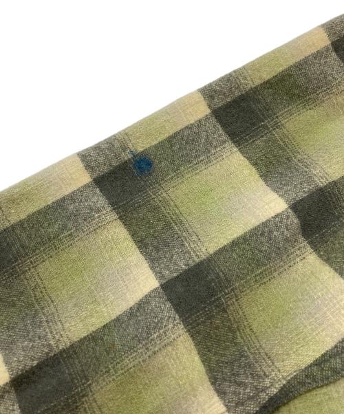 PENDLETON（ペンドルトン）PENDLETON (ペンドルトン) 70’s ウールオンブレシャツ/ 70s Wool Ombré Shirt グリーン サイズ:Lの古着・服飾アイテム