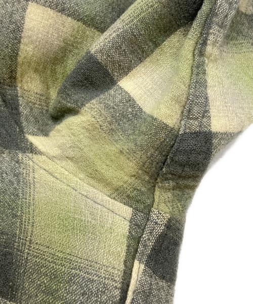 PENDLETON（ペンドルトン）PENDLETON (ペンドルトン) 70’s ウールオンブレシャツ/ 70s Wool Ombré Shirt グリーン サイズ:Lの古着・服飾アイテム