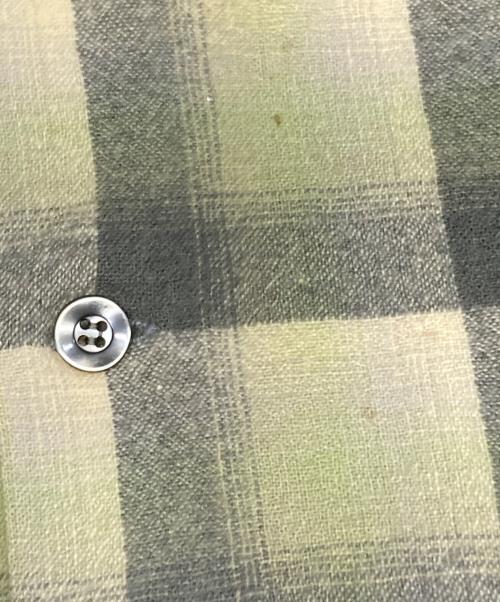 PENDLETON（ペンドルトン）PENDLETON (ペンドルトン) 70’s ウールオンブレシャツ/ 70s Wool Ombré Shirt グリーン サイズ:Lの古着・服飾アイテム