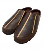 ASAHI SATOアサヒ サトウ）の古着「PATINE MULE」｜ブラウン