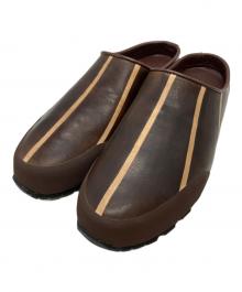 ASAHI SATO（アサヒ サトウ）の古着「PATINE MULE」｜ブラウン