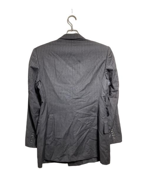 GUCCI（グッチ）GUCCI (グッチ) ピークドラペルダブルジャケット/ Double-breasted jacket with peak lapels ブラック サイズ:48Rの古着・服飾アイテム